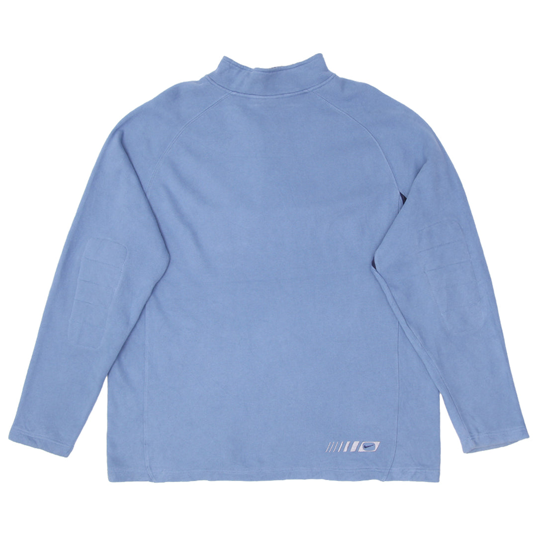 2000's Vintage Nike Embroidered Quarter Zip Fleece Sweatshirt - Fashion Rerun Vintage Migration_Sweaters