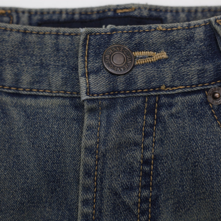 Y2K Ladies G-Jon Jeans Fringed Studded Distressed Flare Jeans Size 26