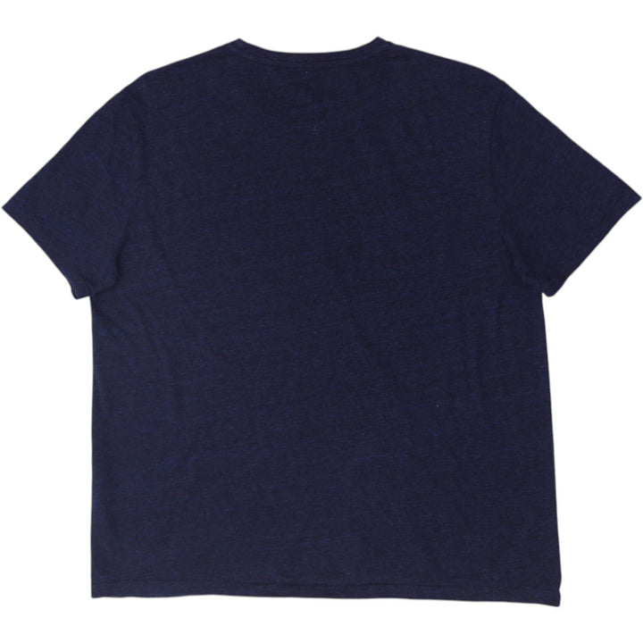 Mens Polo Ralph Lauren Classic Fit Navy Blue Cotton T-Shirt Size L