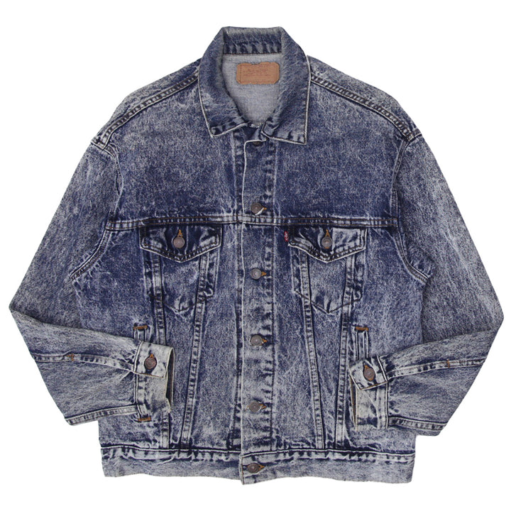 Vintage Levis 70507 0227 Acid Washed Denim Jacket