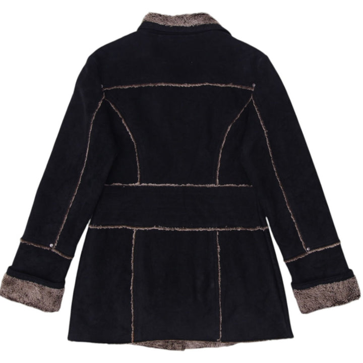 Y2K Camaieu Faux Fur Lined Afghan Coat Size M | Migration_Jackets - Side View | Fashion Rerun