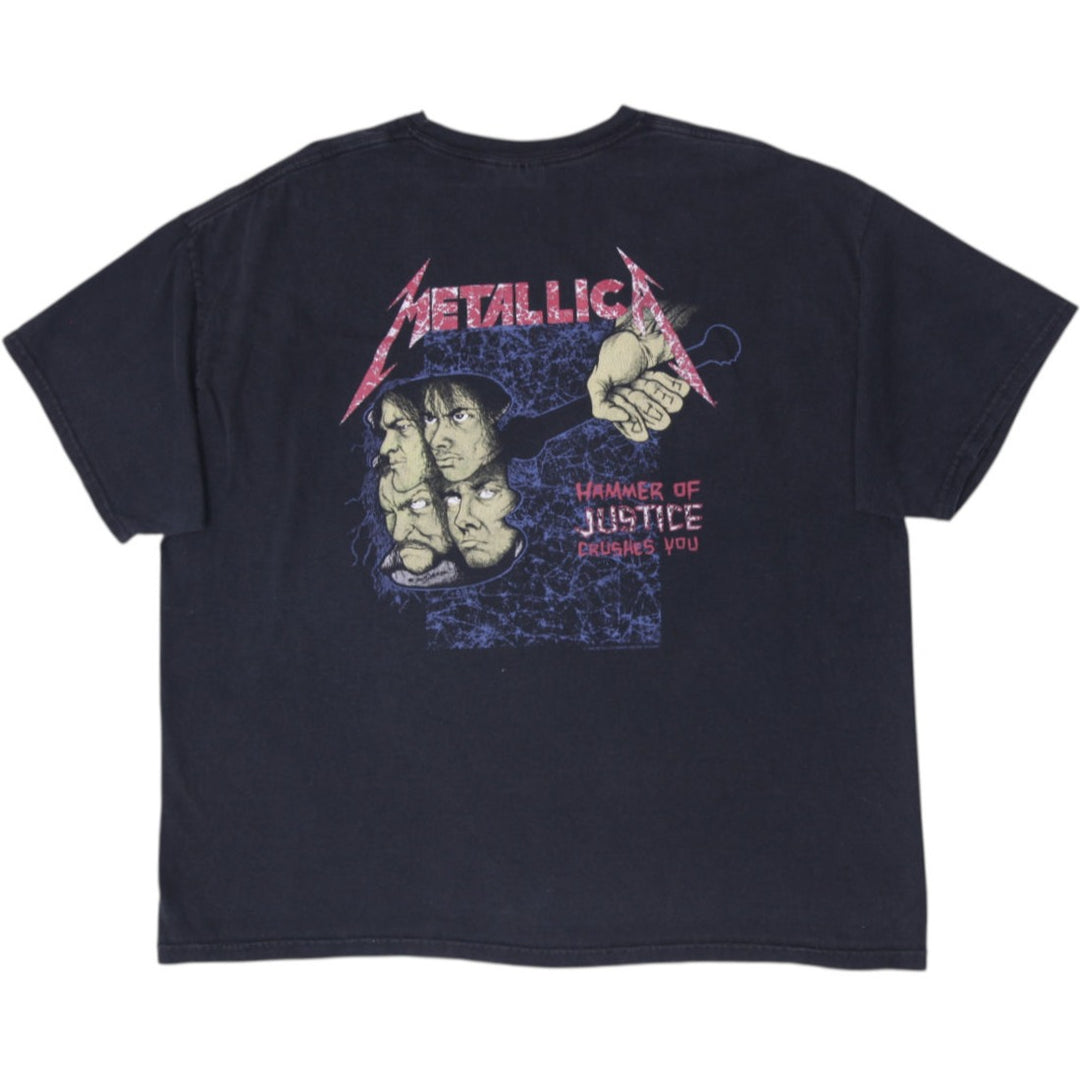 Vintage Metallica ...And Justice For All T-Shirt 2XL Black Hanes Heavyweight