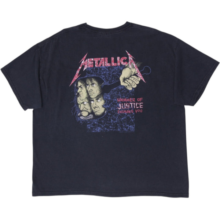 Vintage Metallica ...And Justice For All T-Shirt 2XL Black Hanes Heavyweight