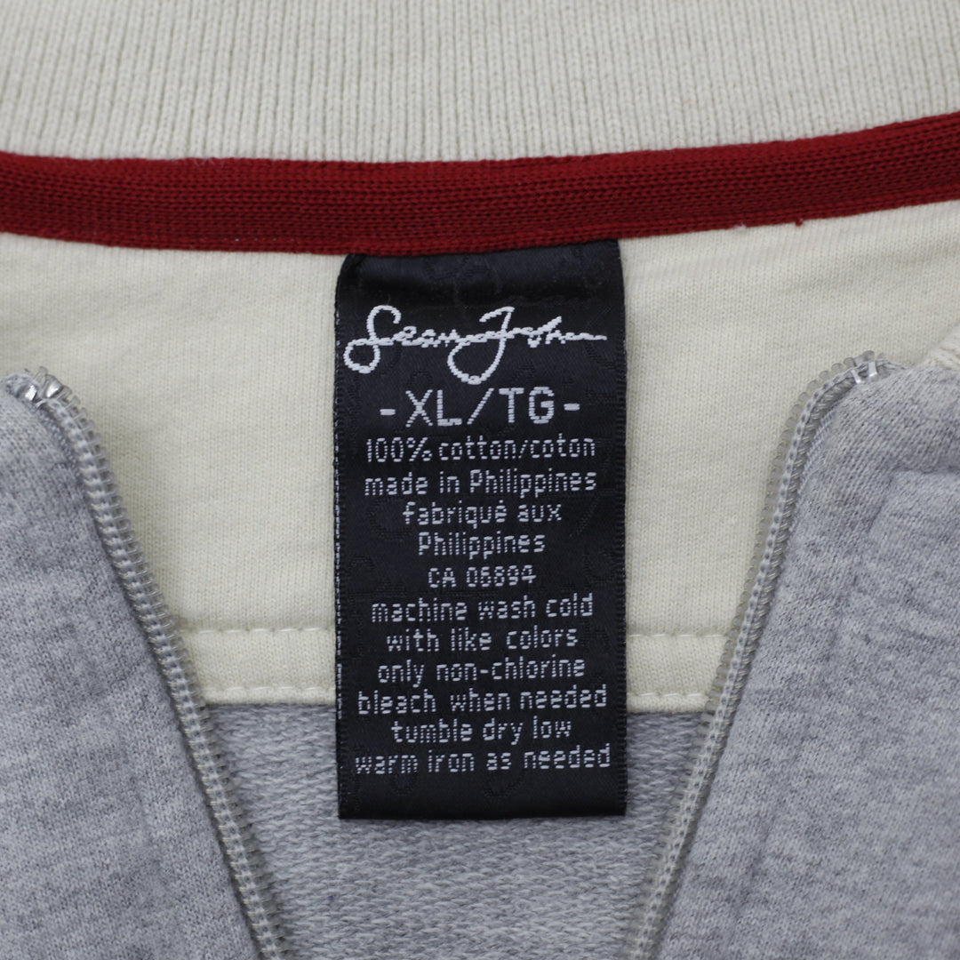 Sean John 1/2 Zip Sweatshirt Size XL