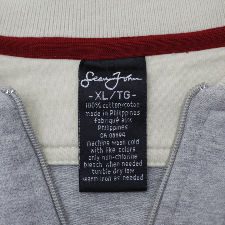 Sean John 1/2 Zip Sweatshirt Size XL