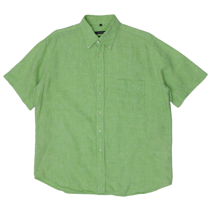 Mens McNeal Pure Linen Short Sleeve Shirt - Fashion Rerun Vintage Migration_Shirt