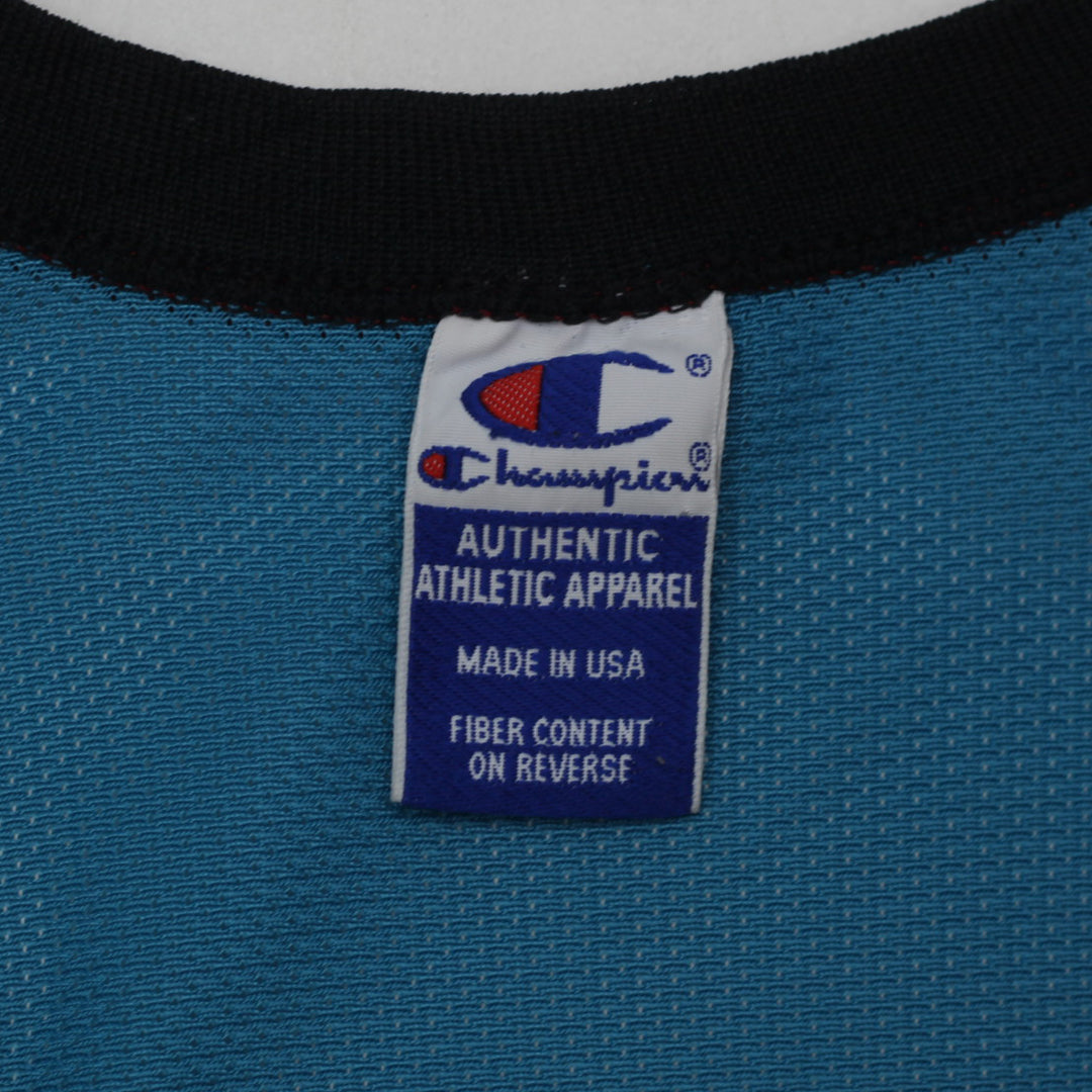 Vintage Champion NBA Detroit Pistons Grant Hill # 33 Basketball Jersey Made in USA Size 44 - Fashion Rerun Vintage Migration_Jersey