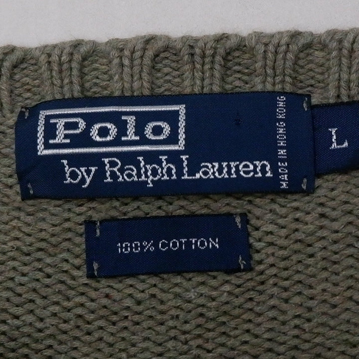 Vintage Polo By Ralph Lauren Knit 100% Cotton Sweater