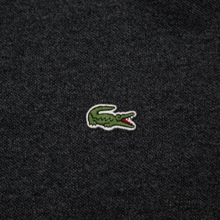 Mens Lacoste Long-Sleeve Classic Fit Polo T-Shirt Dark Heather Grey Size XS