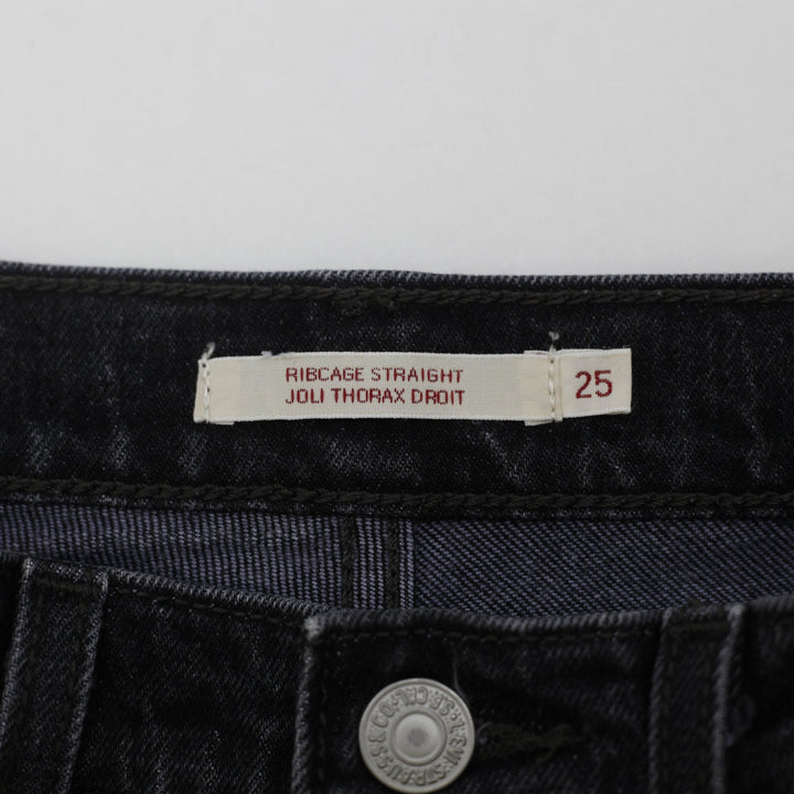 Ladies Levi's Premium Ribcage Straight High Rise Jeans Size 25