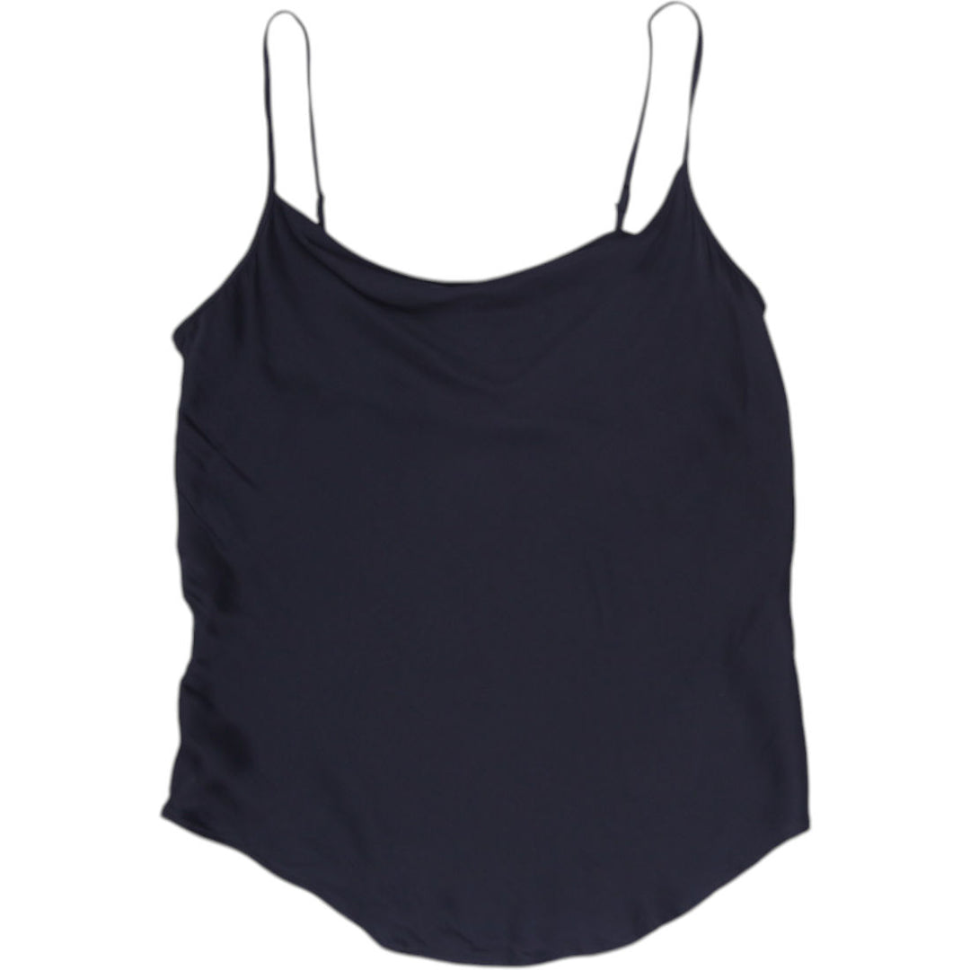 Y2K Ladies 7 For All Mankind Camisole Black Strappy Top Size XS