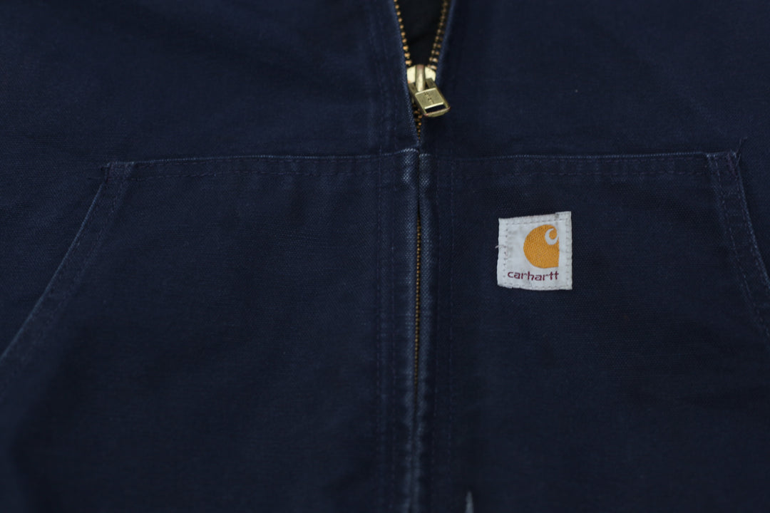 Mens Carhartt J140 DNY Quilted Lining Canvas Work Jacket Made In USA