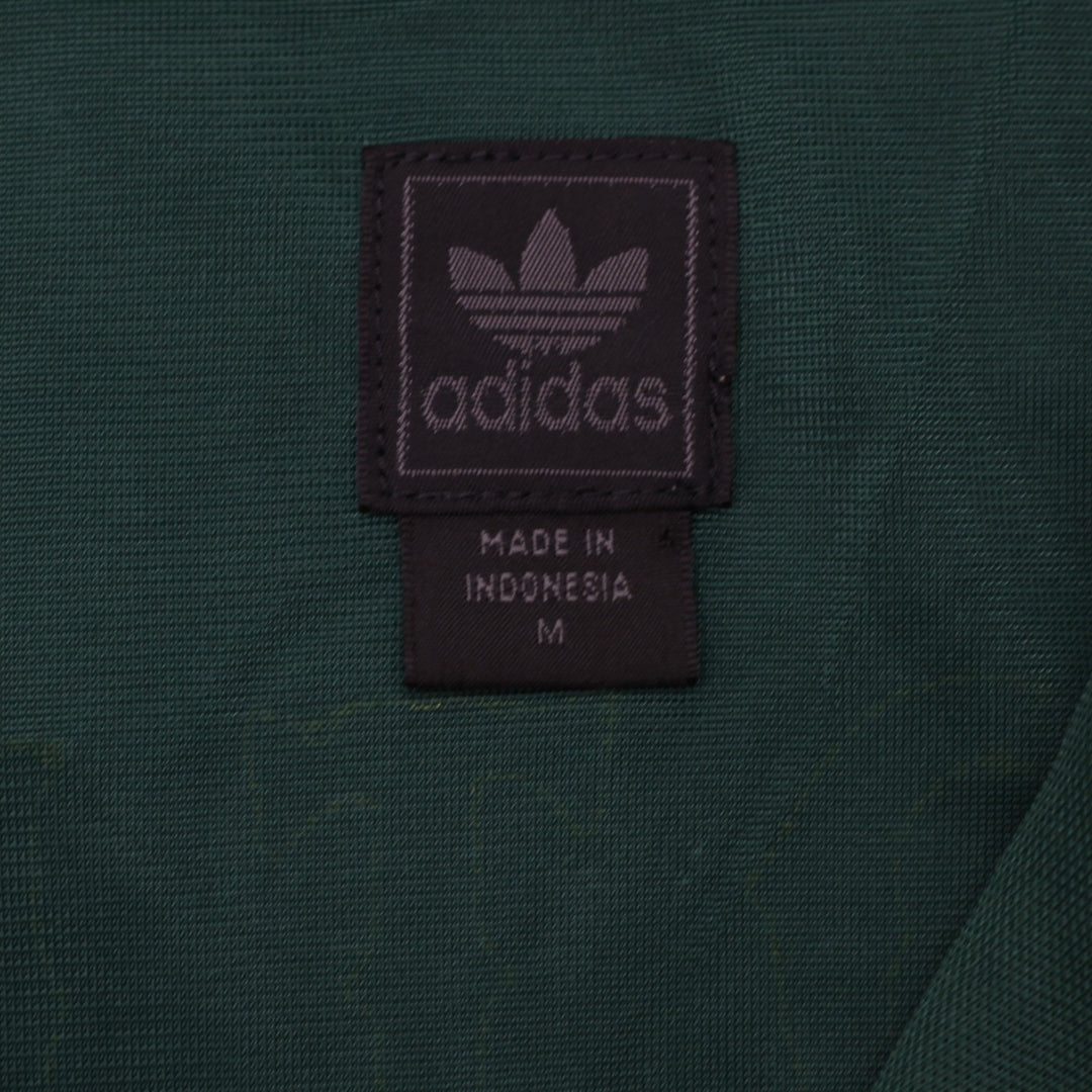 Vintage Adidas Notre Dame Fighting Irish Green Track Zipper Jacket Size M | Migration_Jackets - Back View | Fashion Rerun