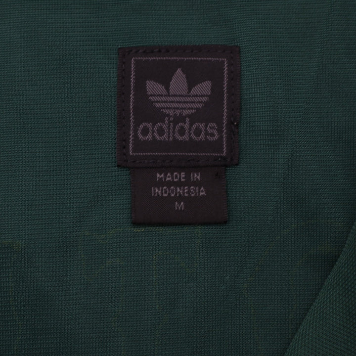 Vintage Adidas Notre Dame Fighting Irish Green Track Zipper Jacket Size M | Migration_Jackets - Back View | Fashion Rerun