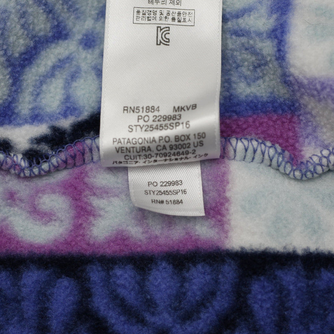 Ladies Patagonia Lightweight Synchilla Snap-T Fleece Pullover Size S
