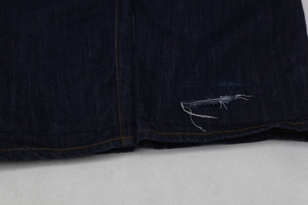 Y2K Evisu 100% Cotton Button Fly Jeans