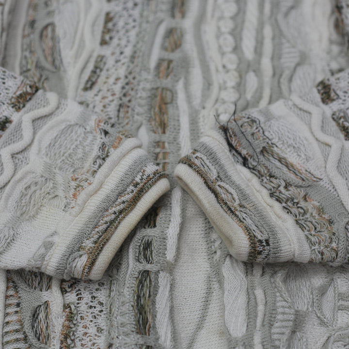 Vintage Tundra Canada 3D Textured Knit Sweater Size Large - Fashion Rerun Vintage Migration_Sweaters