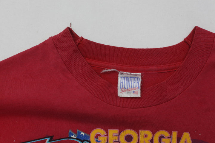 Vintage Hunter Sportswear 90s Bill Elliott Georgia Rocket Man Nascar Mcdonalds T-Shirts Single Stitch Made in | Fashion Rerun