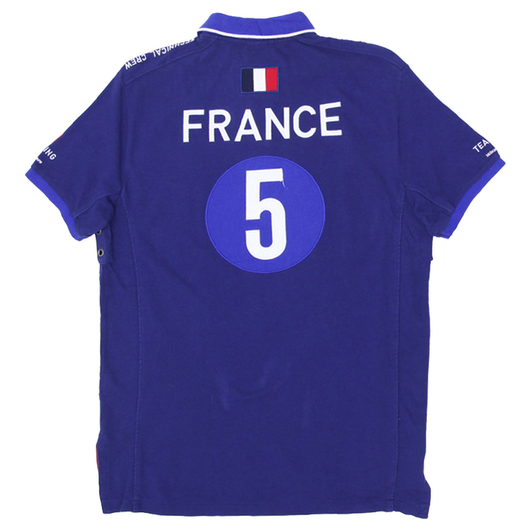 Mens Polo Ralph Lauren 2011 FRANCE RL1 Team Racing Polo T-Shirt