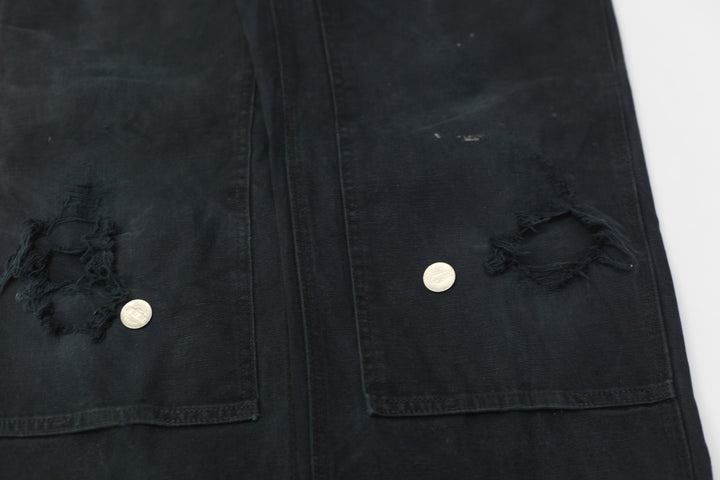 Mens Dungaree Fit B01 BLK Double Knee Carhartt Pants