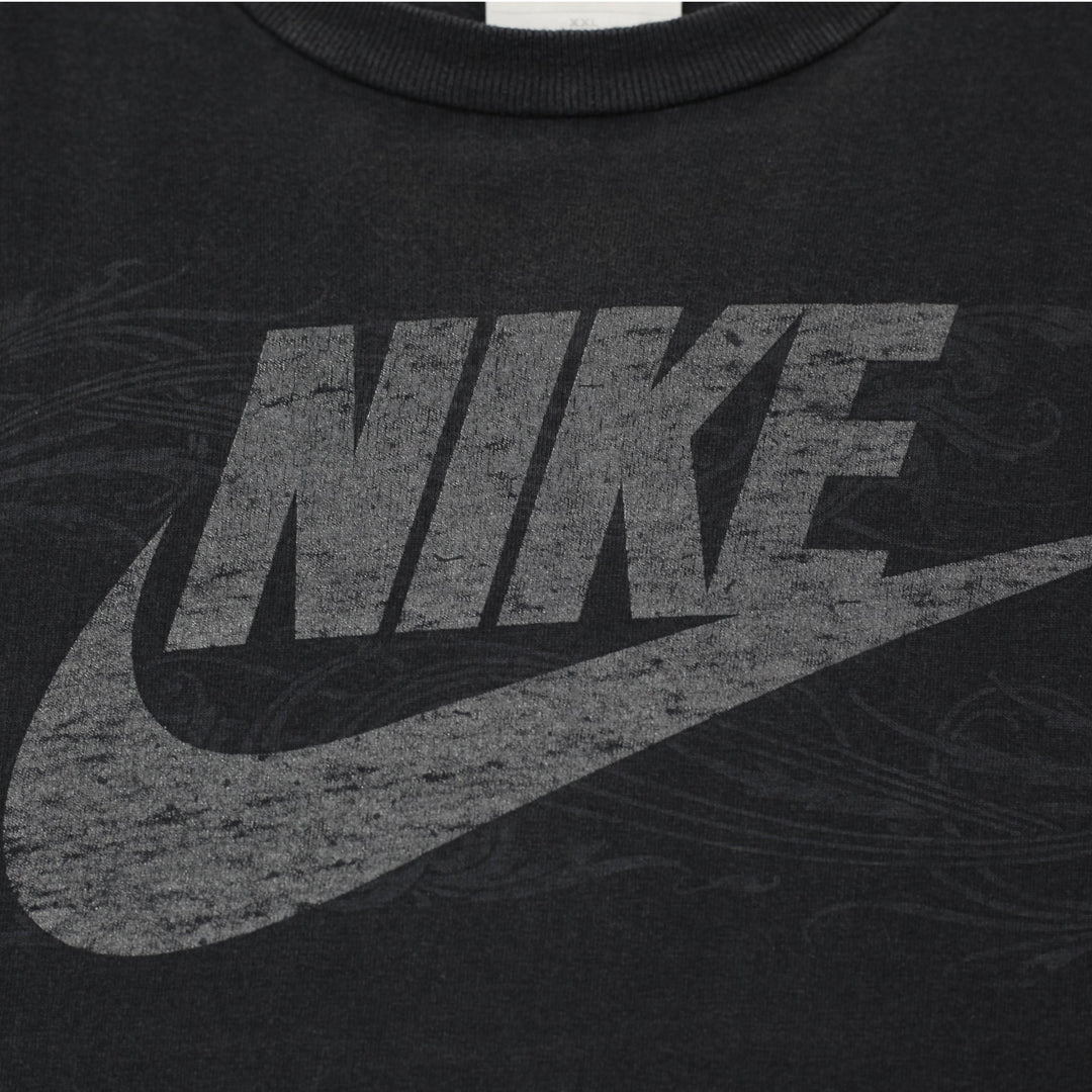 Vintage Mens Nike Futura Swoosh T-Shirt Size XXL