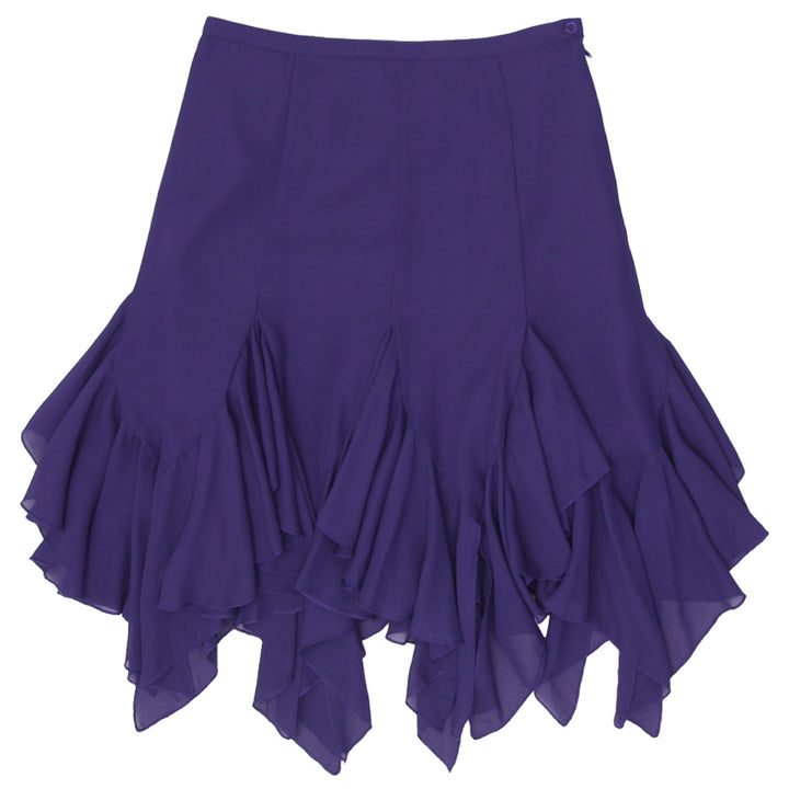 Y2K Ladies Latin Mid-Length Ruffle Skirt