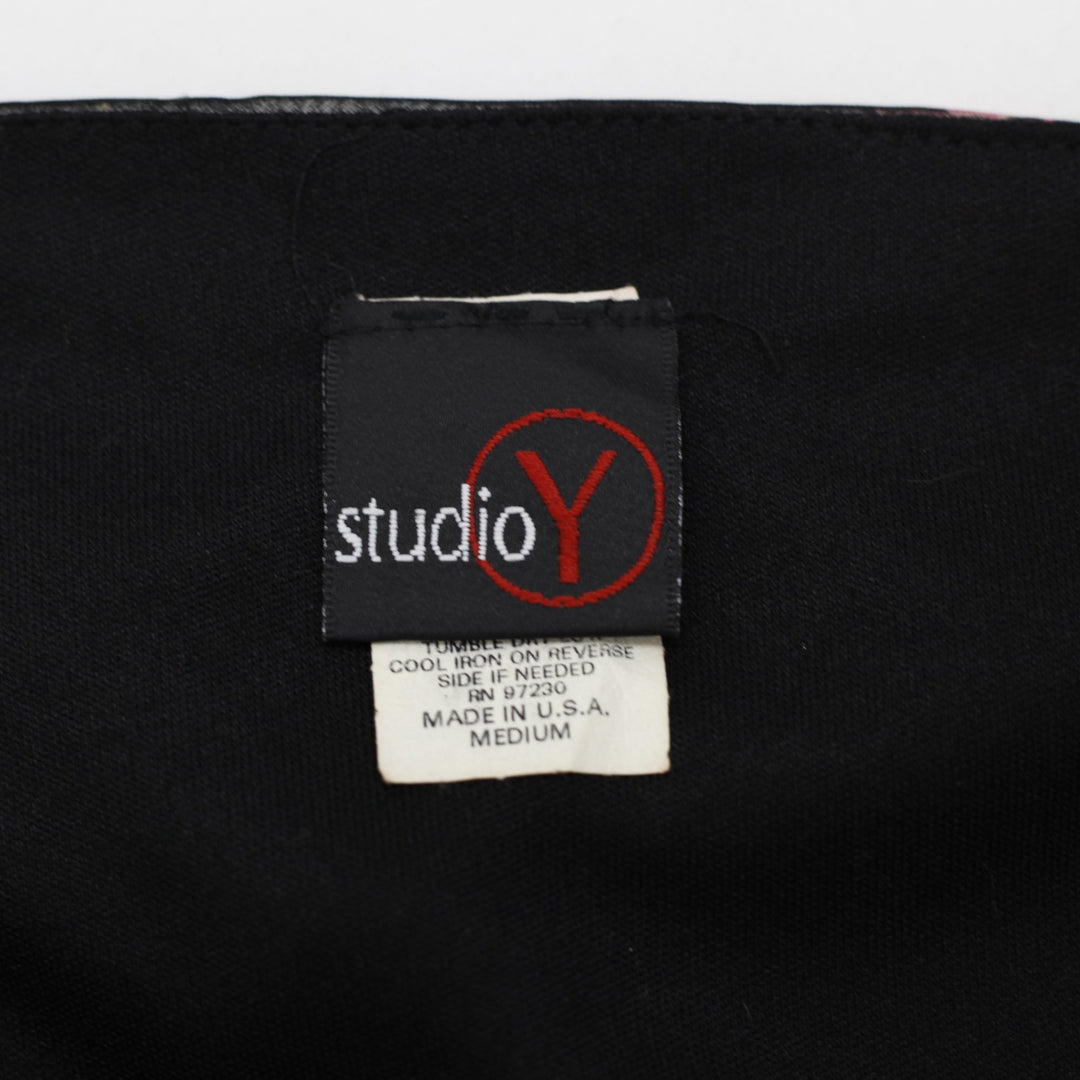Y2K Ladies Studio Y Floral Slip Midi Dress Black Size M