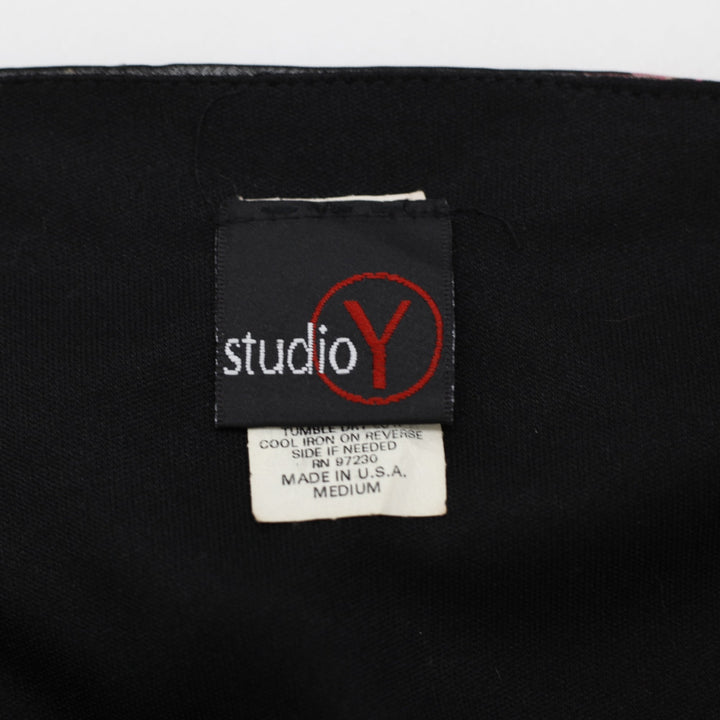 Y2K Ladies Studio Y Floral Slip Midi Dress Black Size M