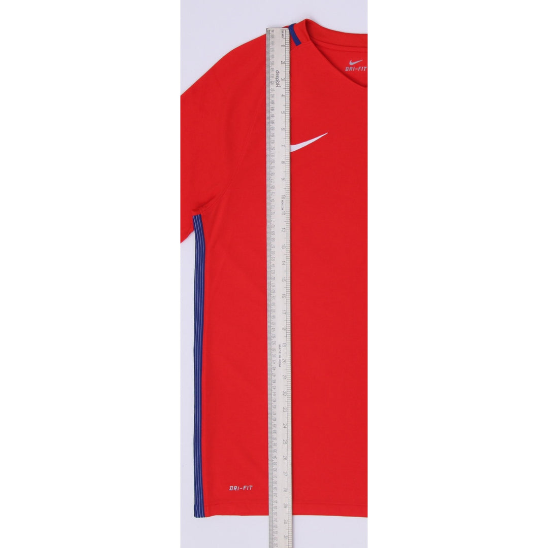 Mens Chile 2016-17 Home Football Jersey Nike Red Copa America Size L