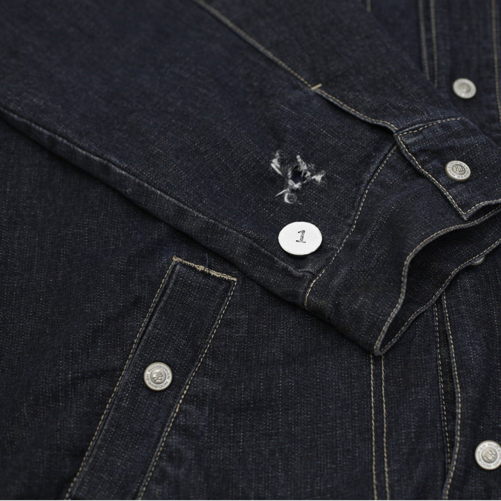 Y2K Youth Boys Rocawear Denim Jacket Embroidered Logo