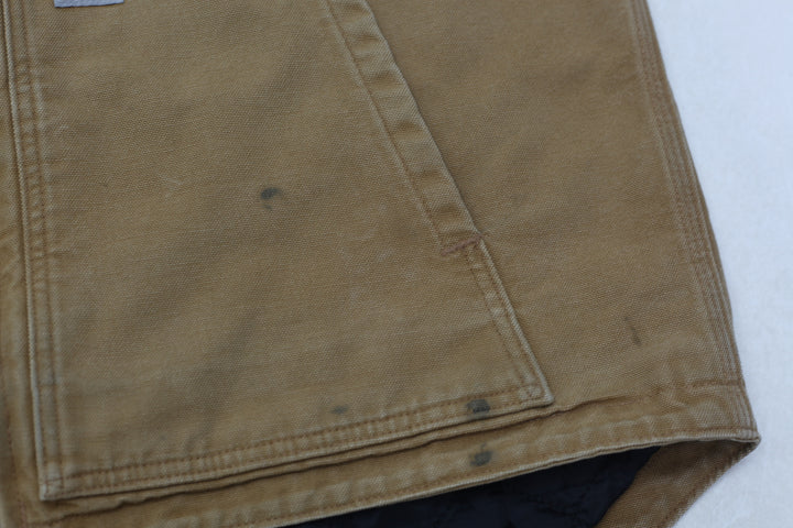 Mens Carhartt 104395-BRN Arctic Quilt Lined Duck Insulated Vest