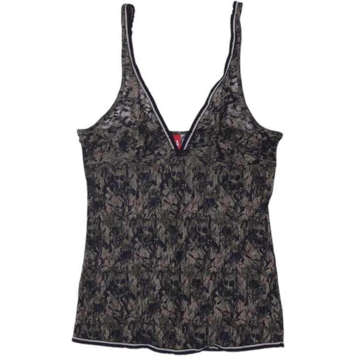 Y2K Ladies EDC by Esprit Camouflage Floral Lace Cami Top