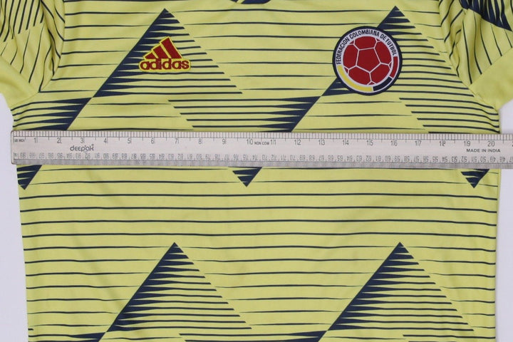 Mens Adidas Colombia 2018-19 Home Football Jersey Adidas Yellow Size L World Cup