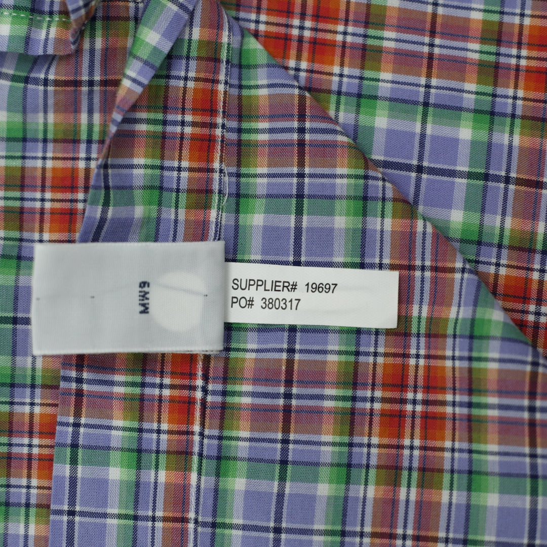 Mens Ralph Lauren Custom Fit Plaid Long Sleeve Shirt Size M
