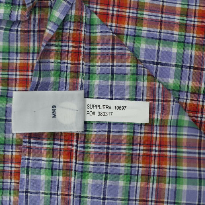 Mens Ralph Lauren Custom Fit Plaid Long Sleeve Shirt Size M