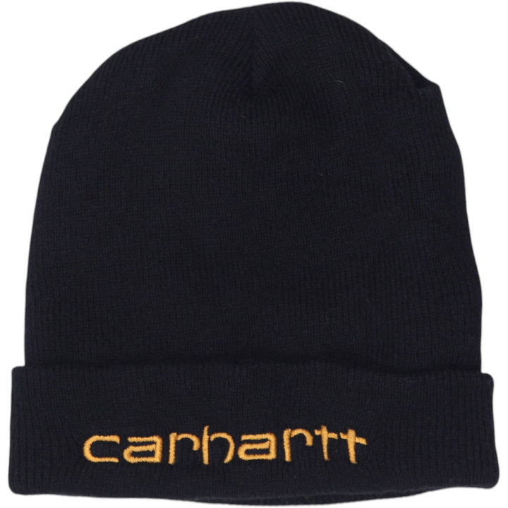 Mens Carhartt Thinsulate Black Knitted Beanie