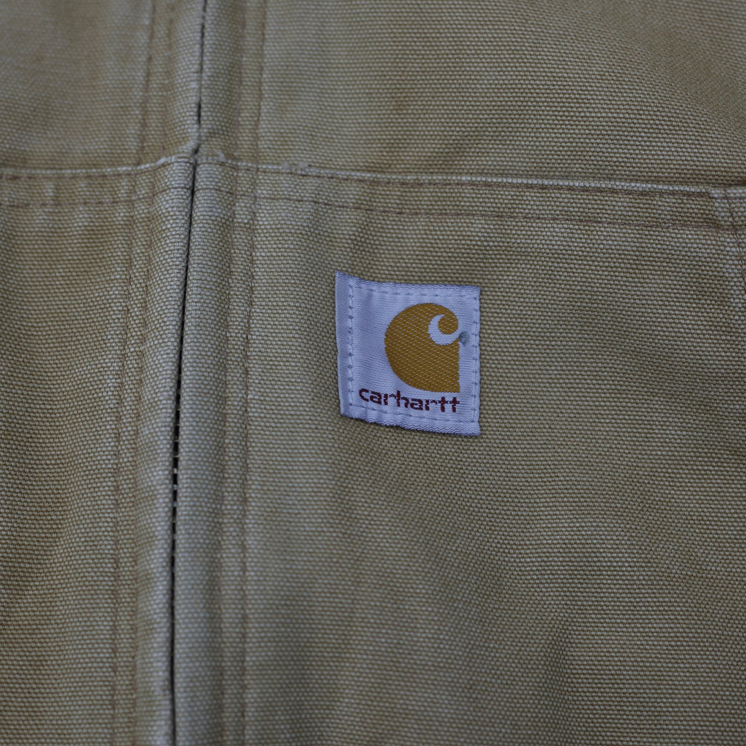 Mens Carhartt J140BRN Jacket Brown Hooded Workwear Coat 2XL Made In USA | Migration_Jackets WW Collection - D | Fashion Rerun