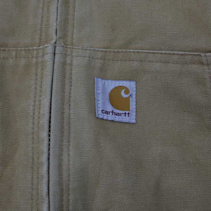 Mens Carhartt J140BRN Jacket Brown Hooded Workwear Coat 2XL Made In USA | Migration_Jackets WW Collection - D | Fashion Rerun