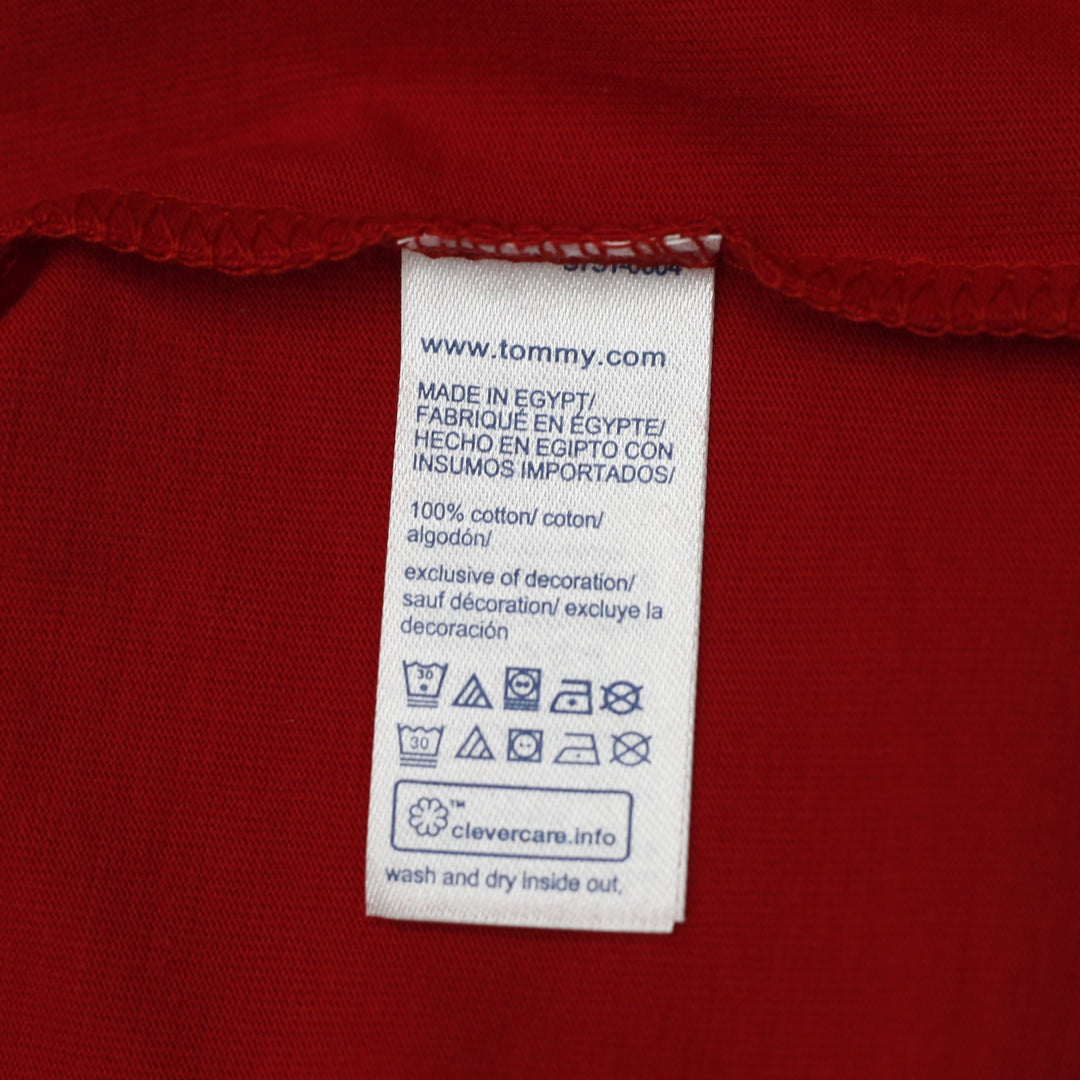 Mens Tommy Hilfiger Red Short Sleeve T-Shirt Size M