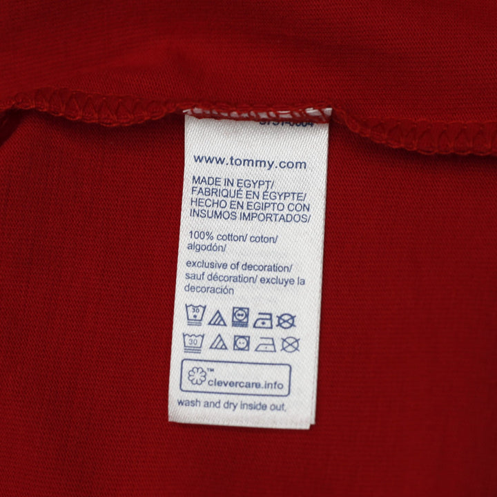 Mens Tommy Hilfiger Red Short Sleeve T-Shirt Size M