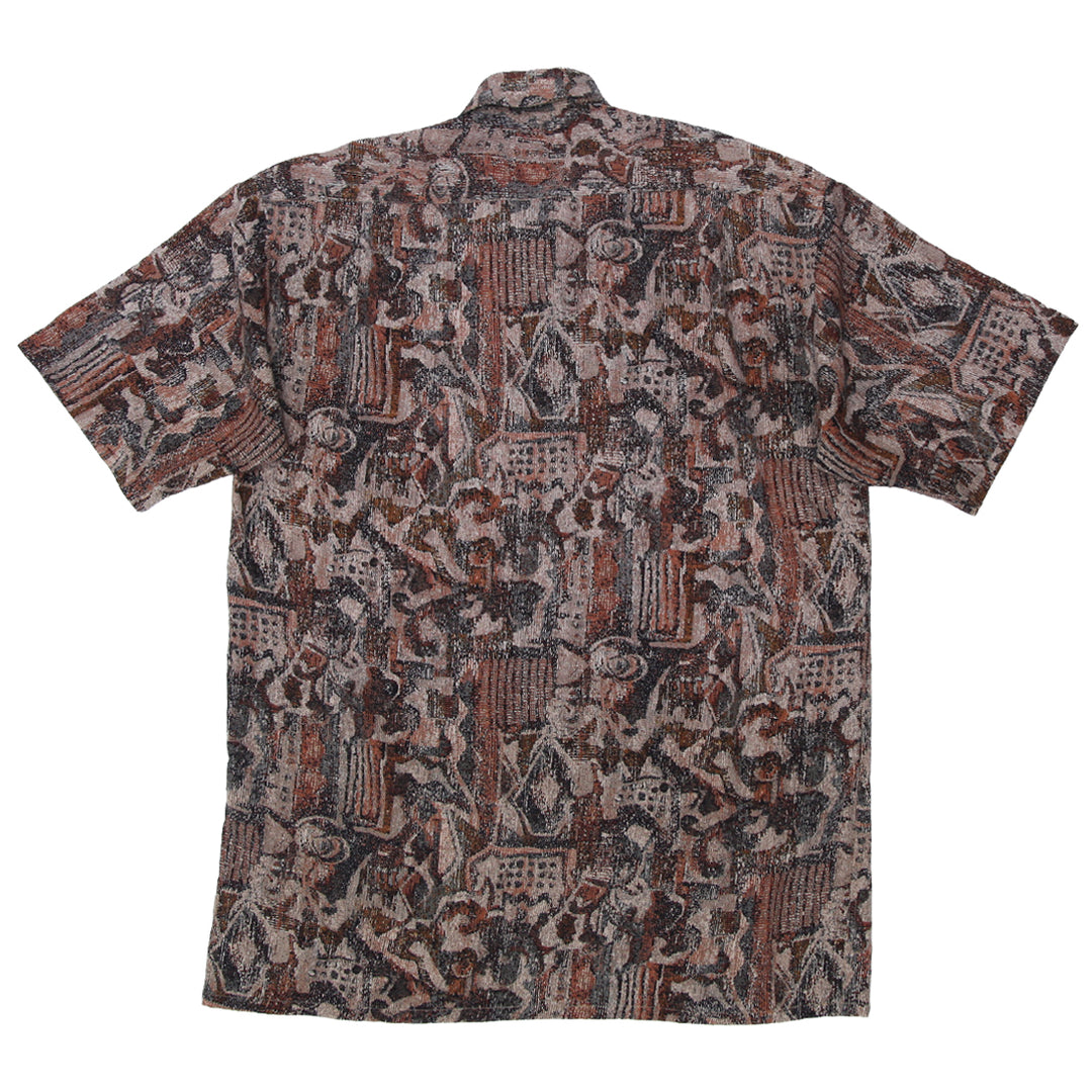 Vintage Comodo Collection Printed Short Sleeve Shirt - Fashion Rerun Vintage Migration_Shirt