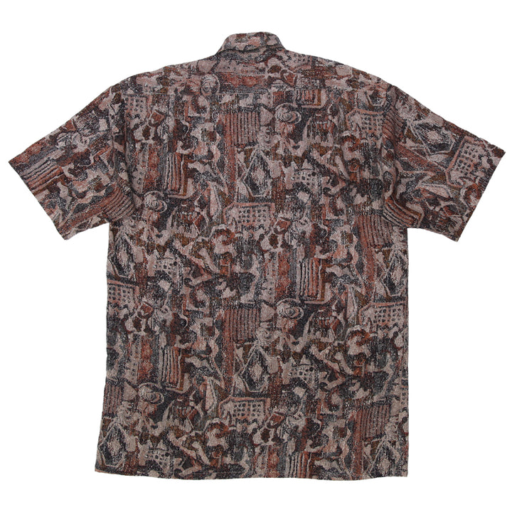 Vintage Comodo Collection Printed Short Sleeve Shirt - Fashion Rerun Vintage Migration_Shirt