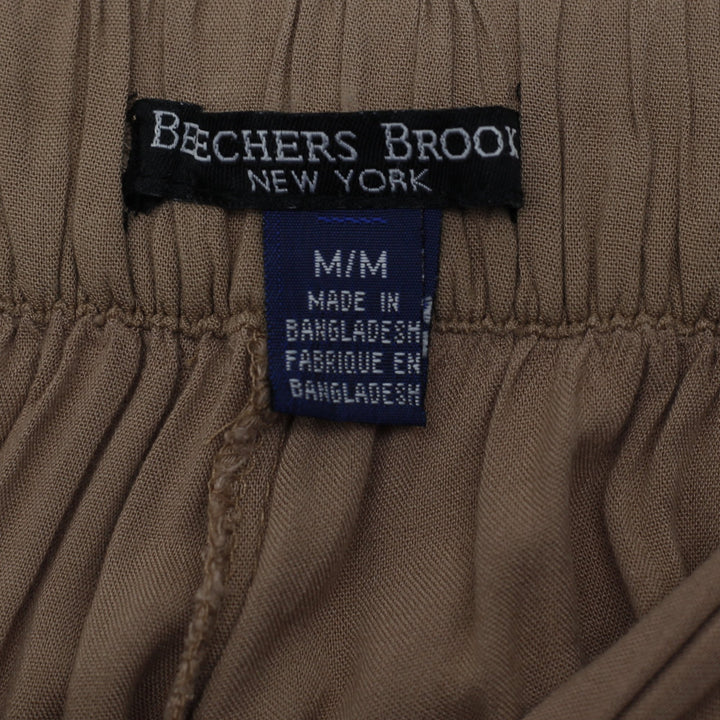 Y2K Ladies Beechers Brook New York Ring Buckle High-Waist Midi Skirt  Size M
