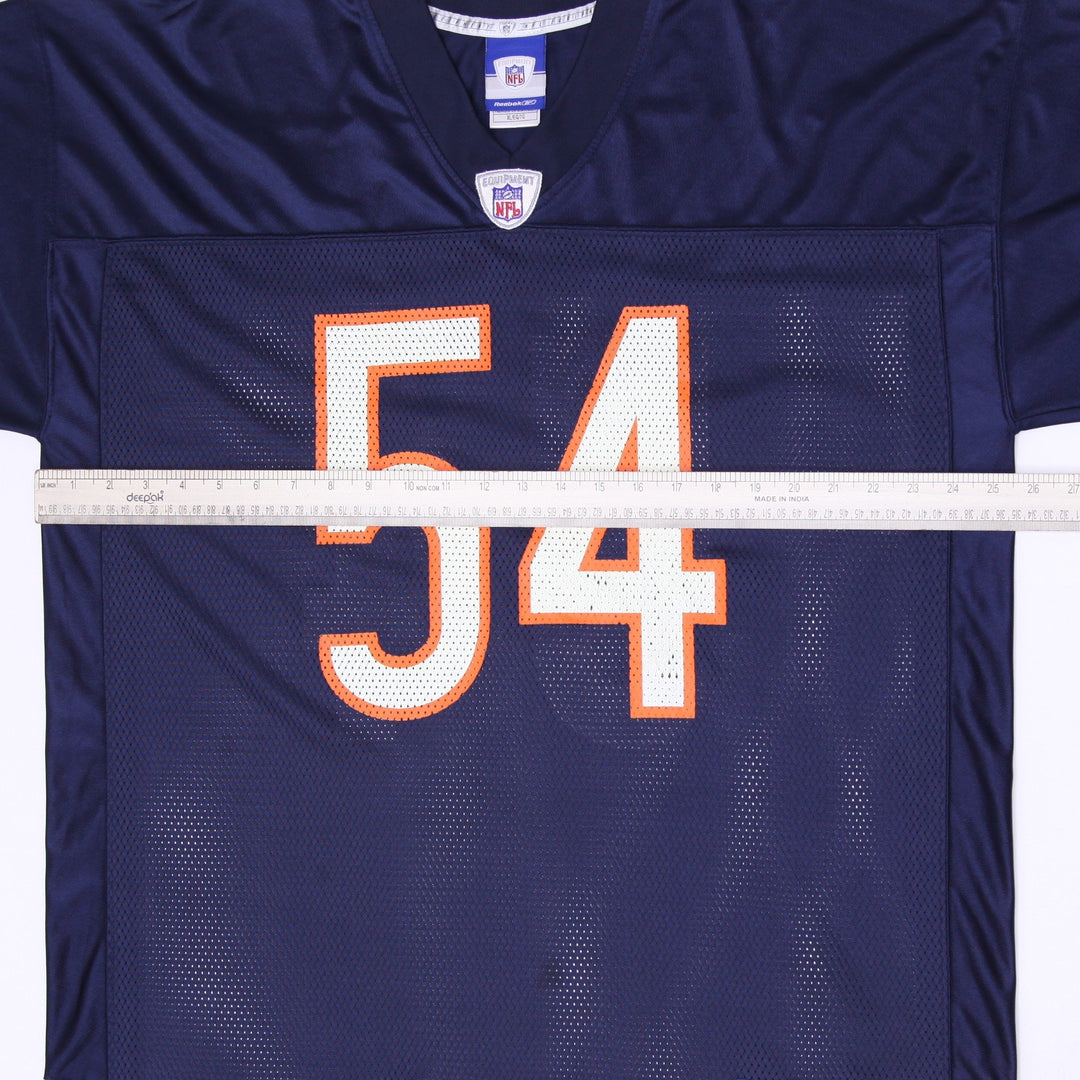 Mens Reebok Brian Urlacher Chicago Bears NFL Equipment Jersey Size XL