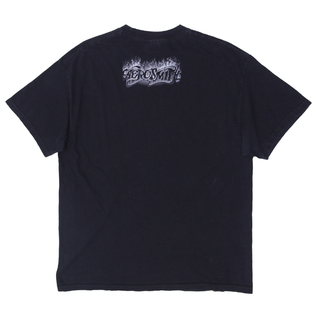 Vintage Aerosmith Band T-Shirt Tennessee River Black XL - Fashion Rerun Vintage Migration_T-Shirt