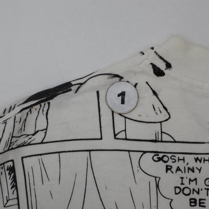 Vintage Mickey Mouse Comic Strip AOP T-Shirt Sherry's Tag USA Made Medium