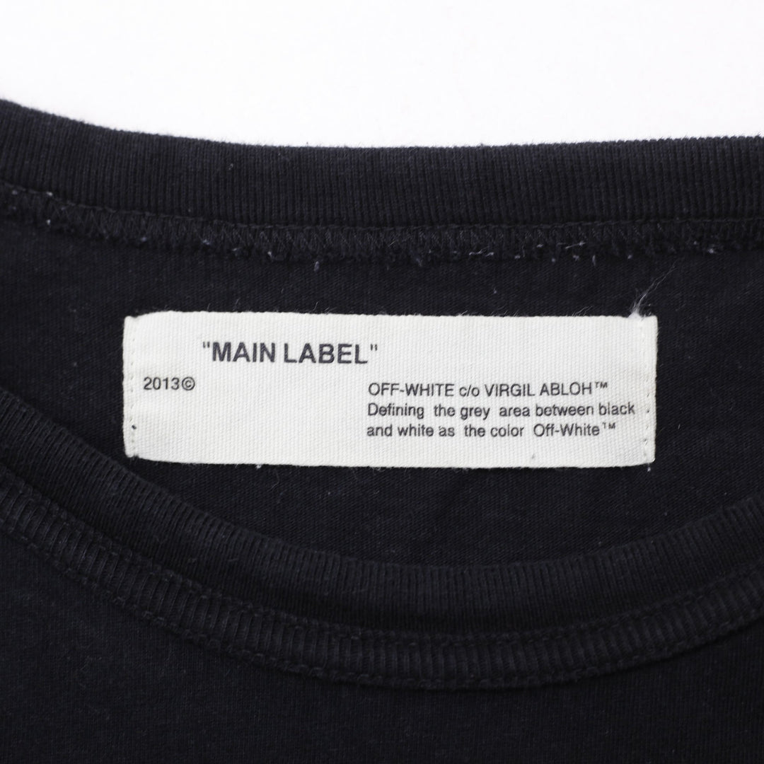 Off-White Mirror Graphic Print Streetwear T-Shirt Size M | Migration_T-Shirts SW COLLECTION - Back View | Fashion Rerun