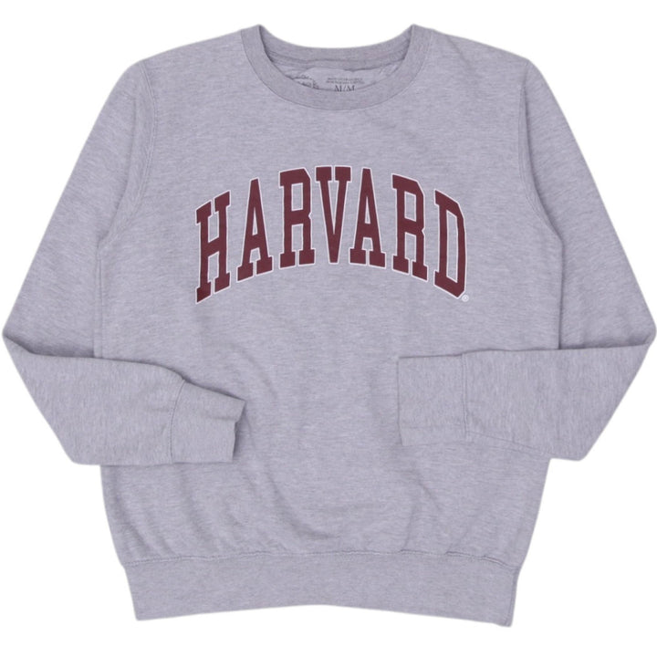 Mens Harvard Sweatshirt Gray College Logo Crewneck