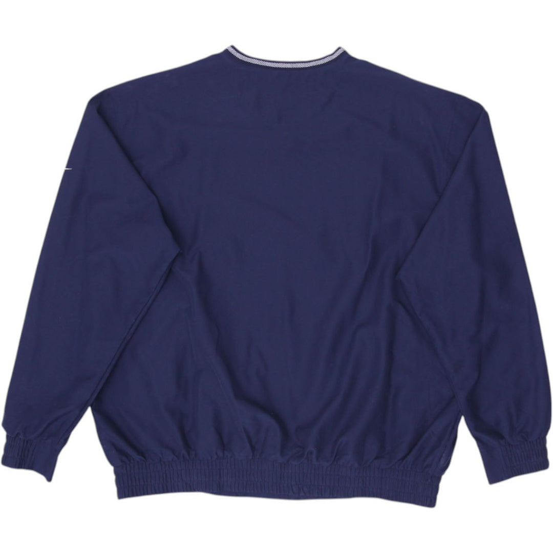 Mens Nike Navy Blue V-Neck Pullover Sportswear Jacket L Size | Migration_Jackets - Side View | Fashion Rerun