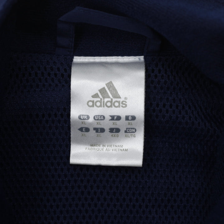 Vintage Mens Adidas Track Jacket Navy Full Zip Sportswear XL | Migration_Jackets - Back View | Fashion Rerun